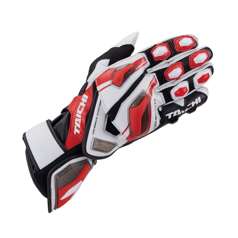 TAICHI NXT055 GP-EVO.R RED 紅 皮手套 長版手套 競技