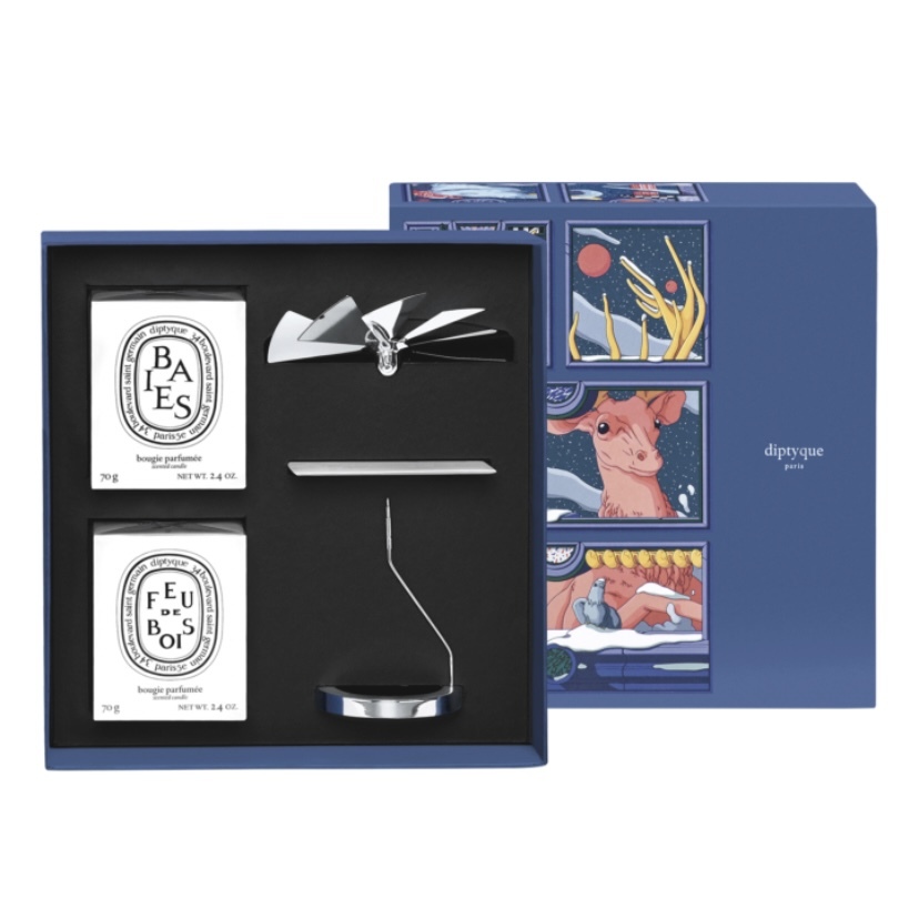 Diptyque 節日限定 蠟燭+旋轉擺設 禮盒套裝