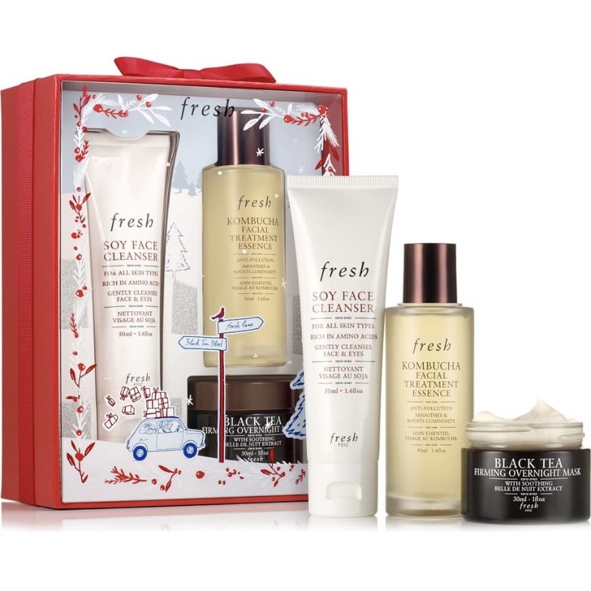 fresh - 3件紅茶抗衰老護膚禮盒套裝