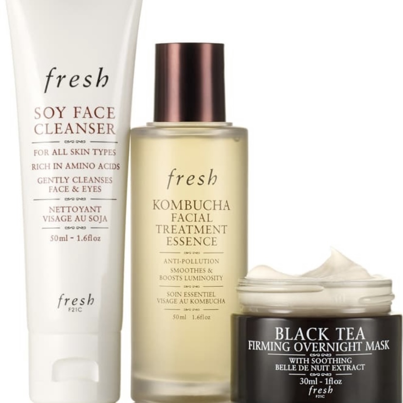 fresh - 3件紅茶抗衰老護膚禮盒套裝