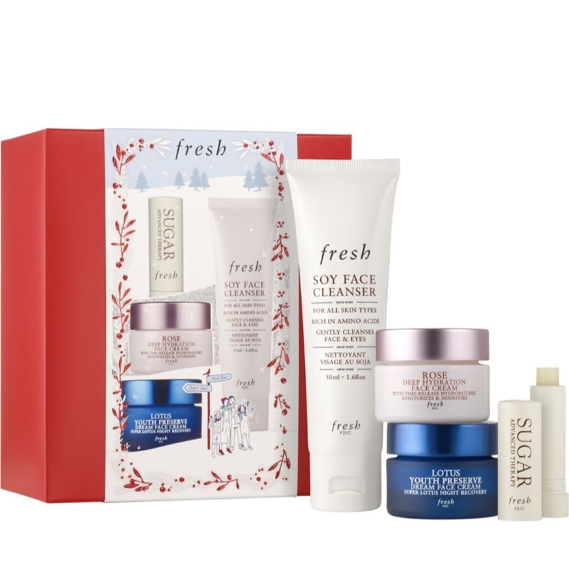 fresh - 4件保濕護膚禮盒套裝