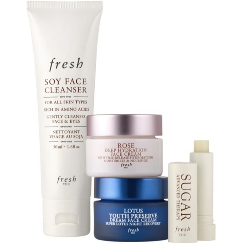 fresh - 4件保濕護膚禮盒套裝