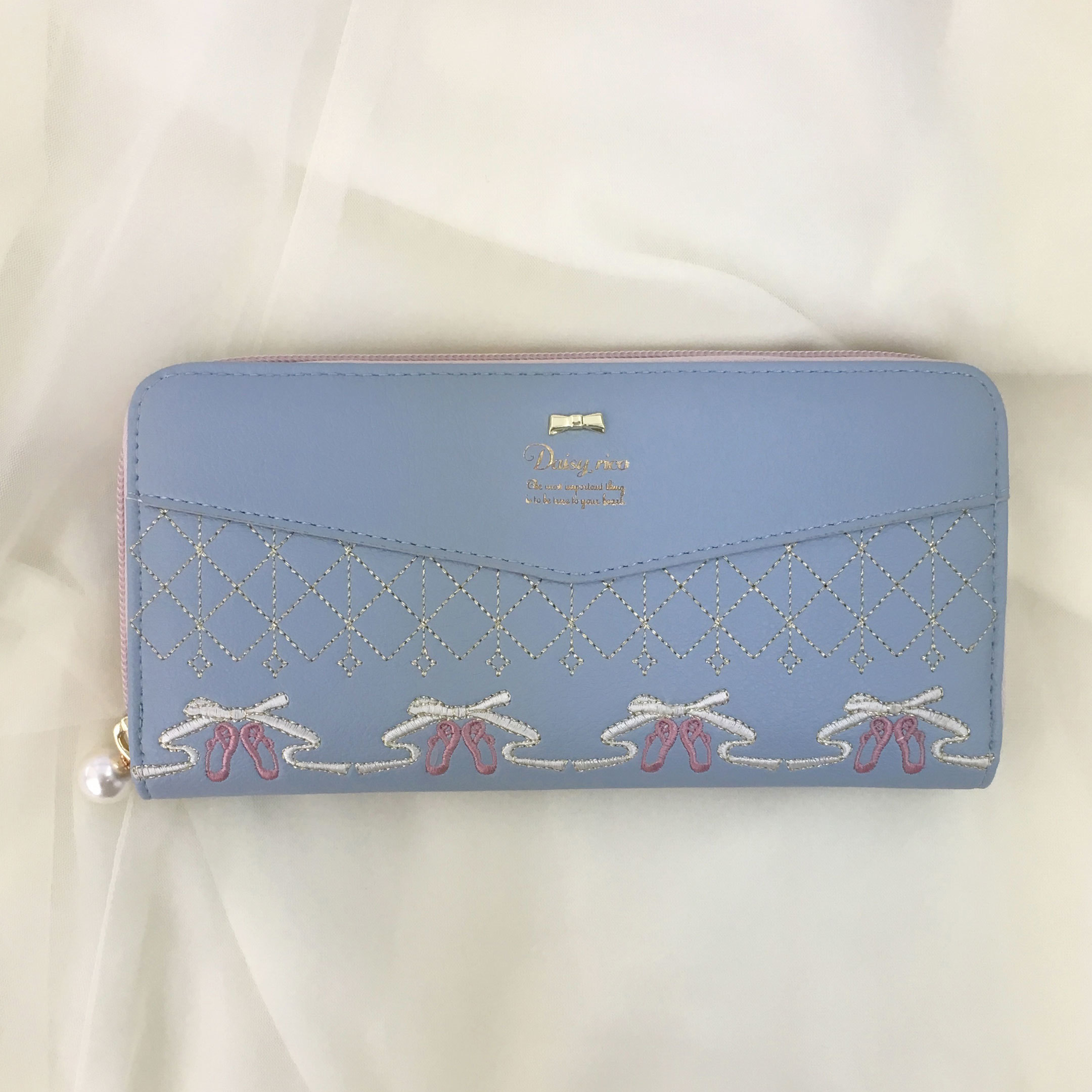 Daisy Rico日本Étoile芭蕾舞刺繡長銀包(3色)
