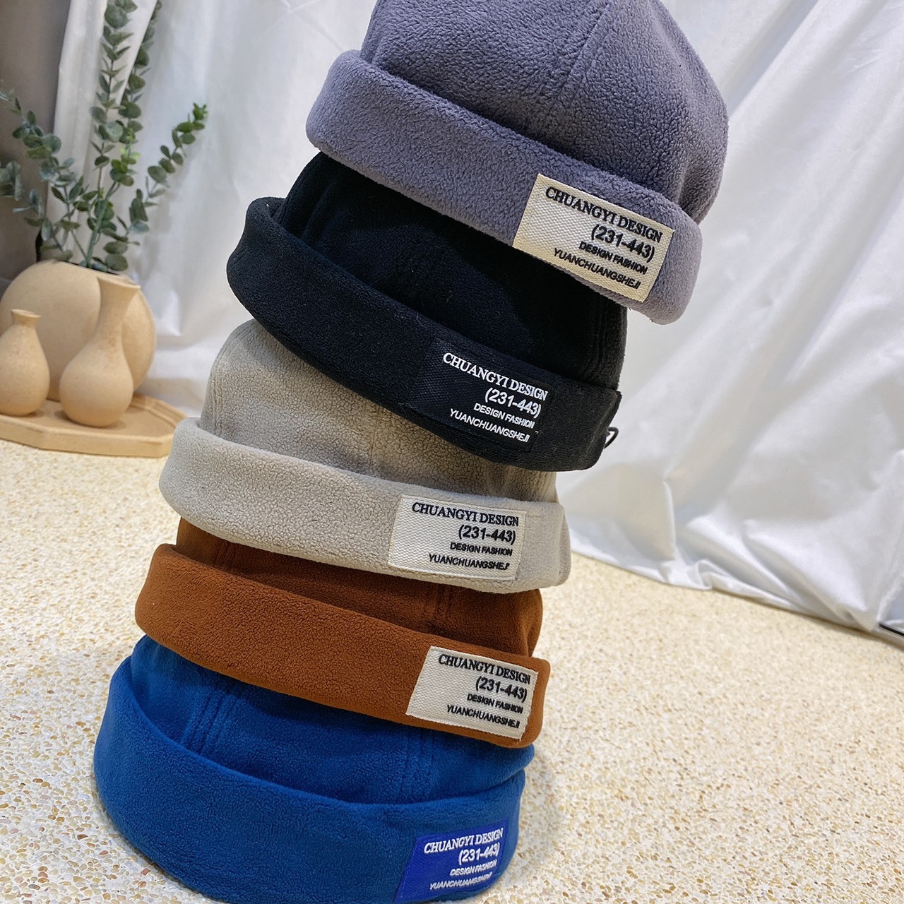 QQ絨毛水冰帽/五色