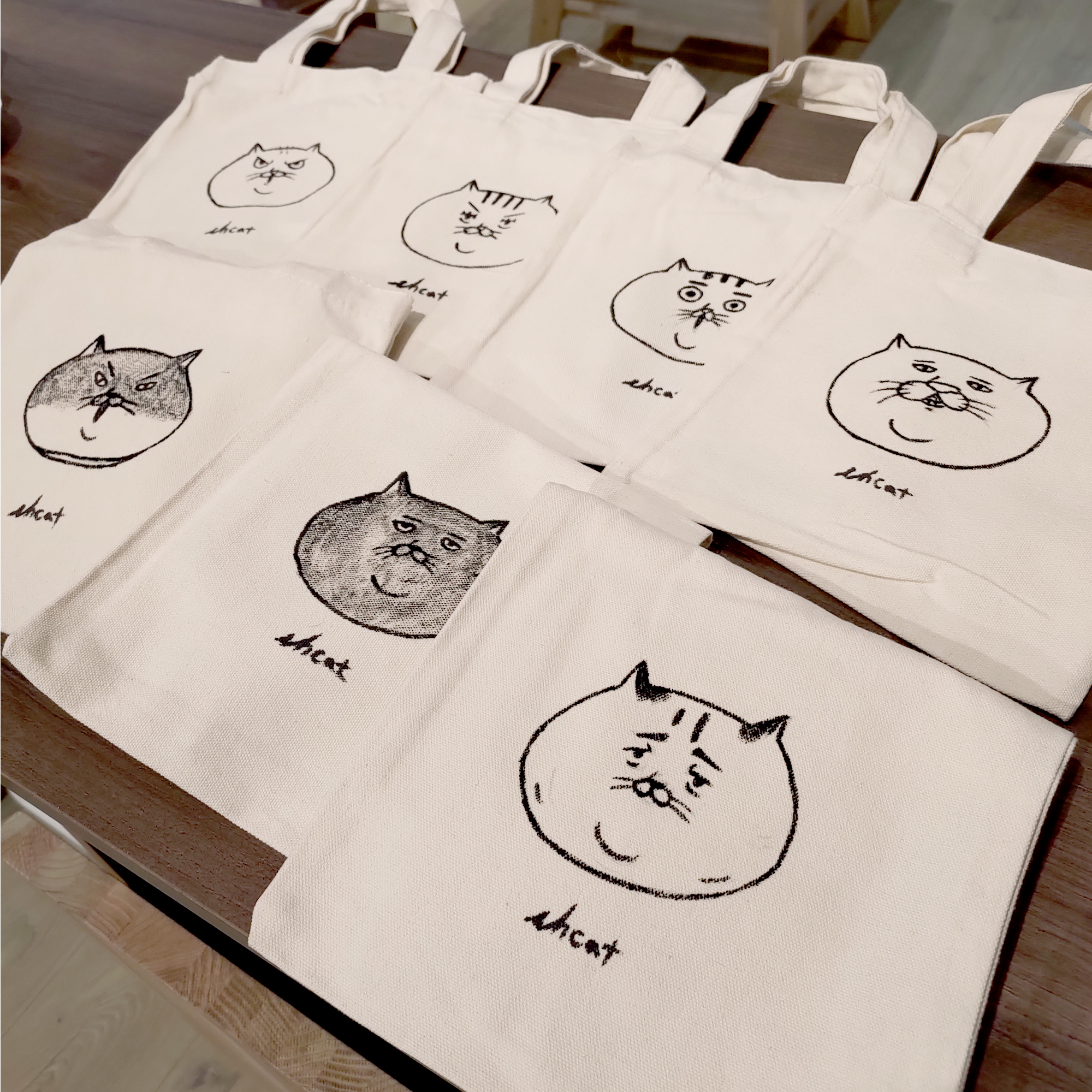 【ehcat貓室友】手繪帆布袋