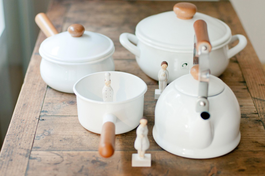 野田琺瑯-POCHKA琺瑯牛奶鍋12cm