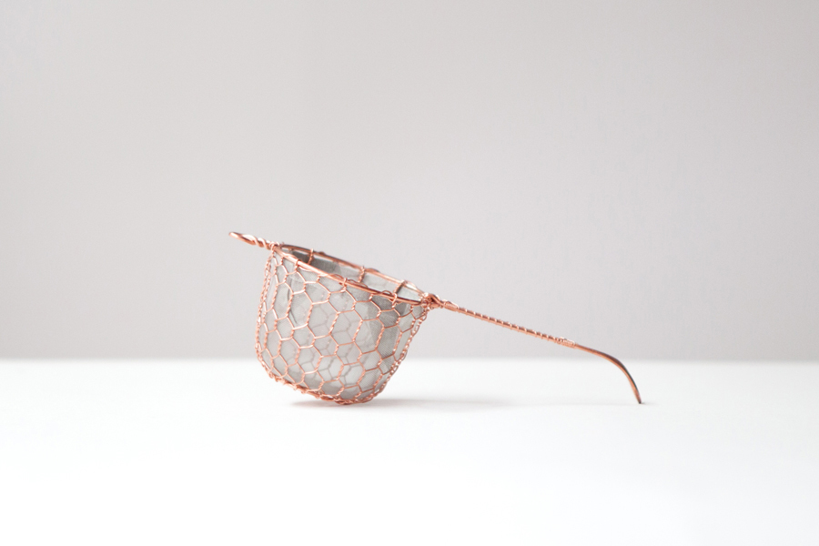 辻和金網 Tujiwa-濾茶杓 銅/大