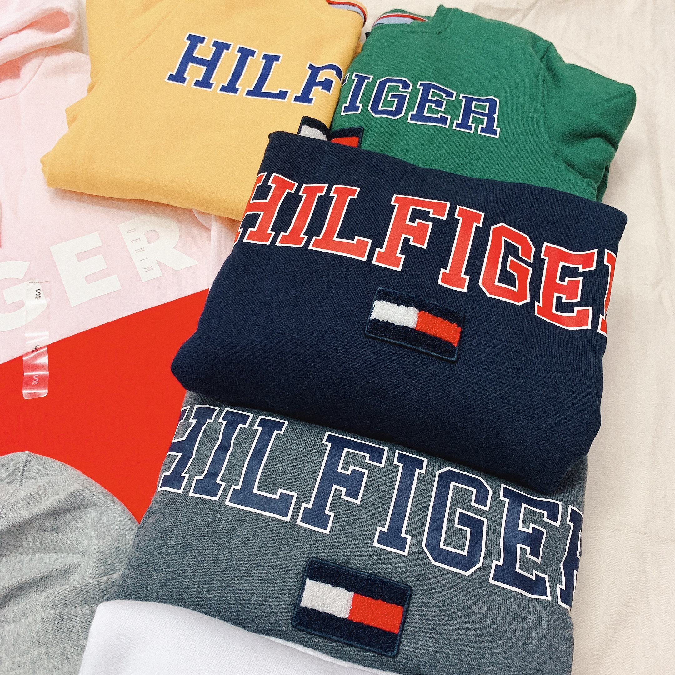 現貨｜ TOMMY HILFIGER 毛毛 LOGO 衛衣 ( 5 COLORS )