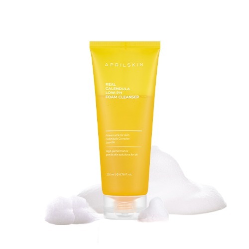AprilSkin Real Calendula Foam Cleanser 200ml