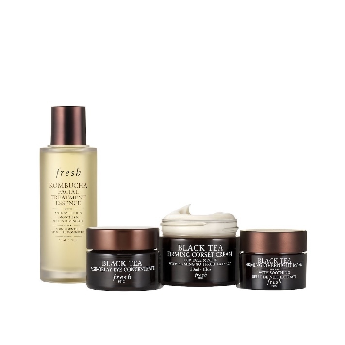 fresh - 紅茶抗皺緊緻4件護膚禮盒套裝