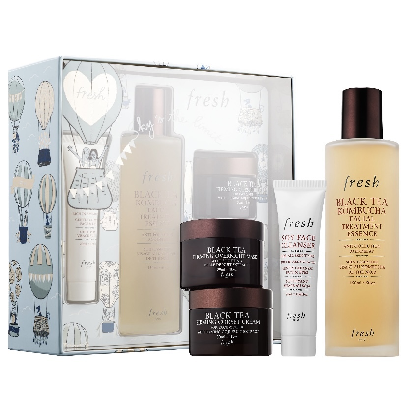 fresh - 紅茶抗皺緊緻4件護膚禮盒套裝