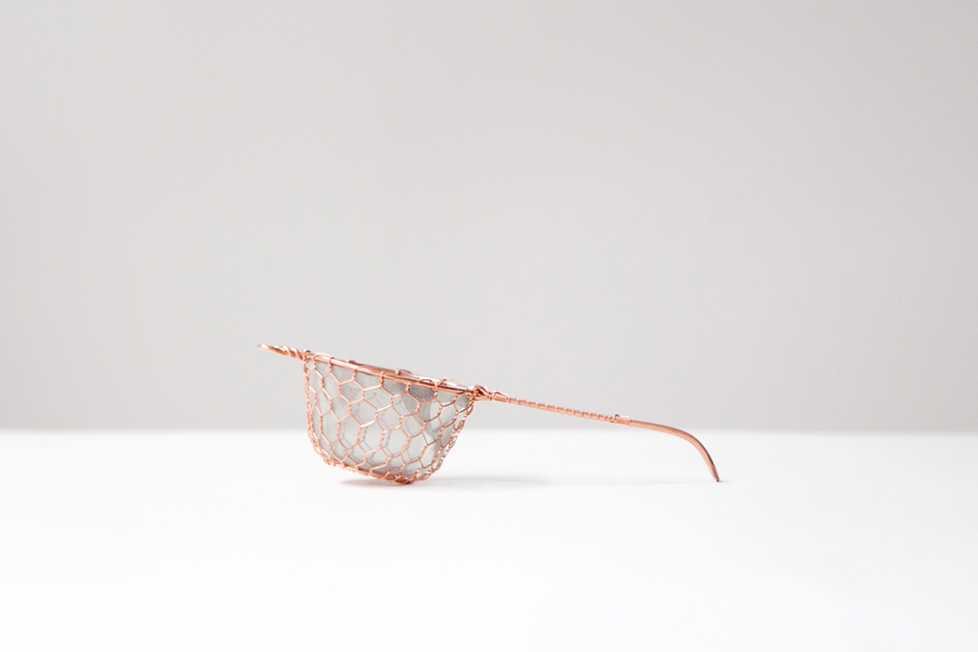 辻和金網 Tujiwa-濾茶杓 銅/小