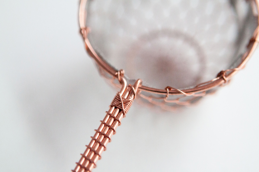 辻和金網 Tujiwa-濾茶杓 銅/小