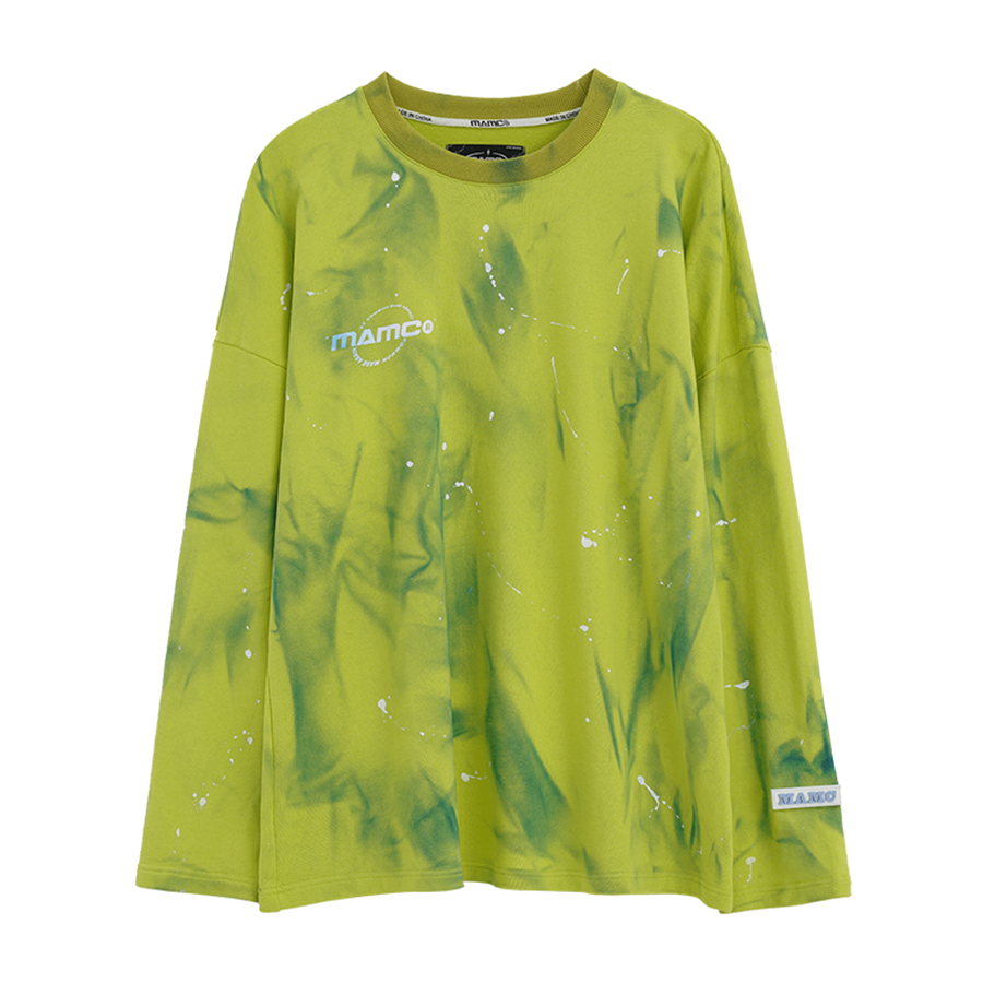 【 MAMC | SPLASH INK LONG SLEEVE TEE  Logo潑墨長袖TEE 】