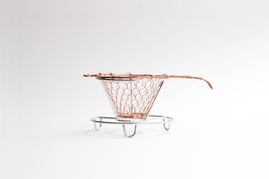 辻和金網 Tujiwa-手編咖啡濾網 銅(小)