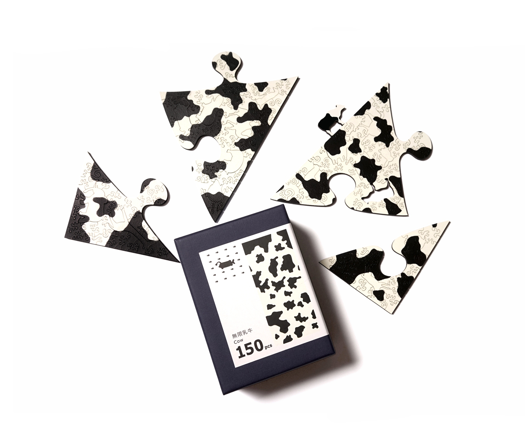 無限乳牛 Cow 木質拼圖