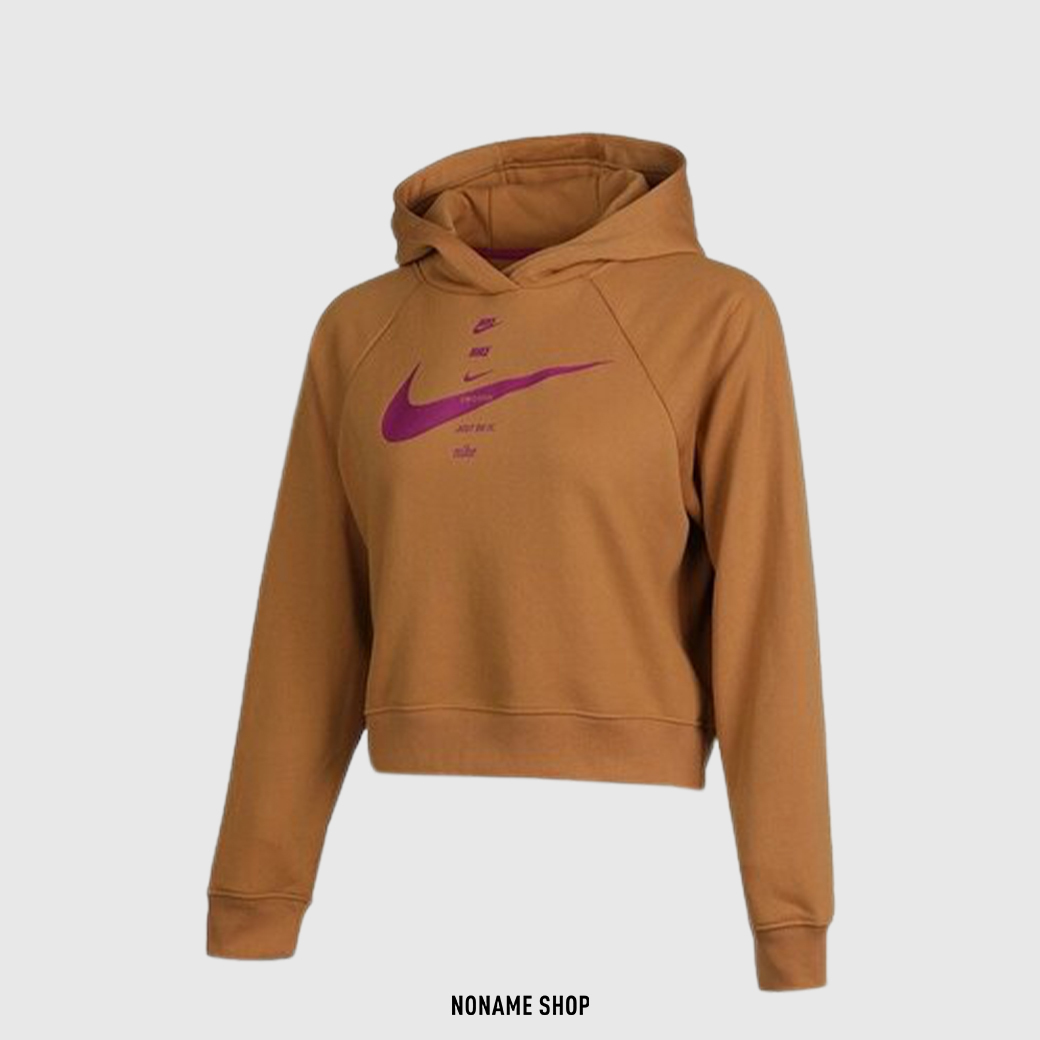 🎄聖誕限定優惠🎄 NIKE NSW Swoosh 大勾 LOGO 長袖 帽TEE 帽T 焦糖色