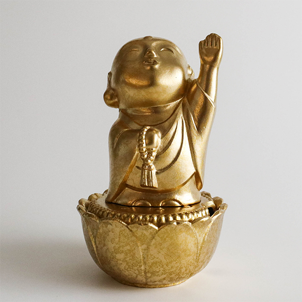 【高岡銅器】無心(六心)地藏-希望(蓮台座)