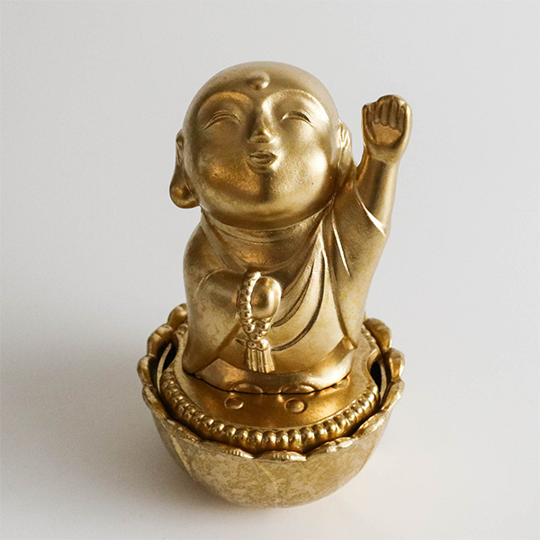 【高岡銅器】無心(六心)地藏-希望(蓮台座)