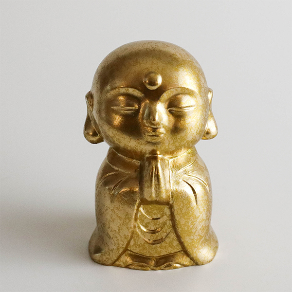 【高岡銅器】無心(六心)地藏-合掌