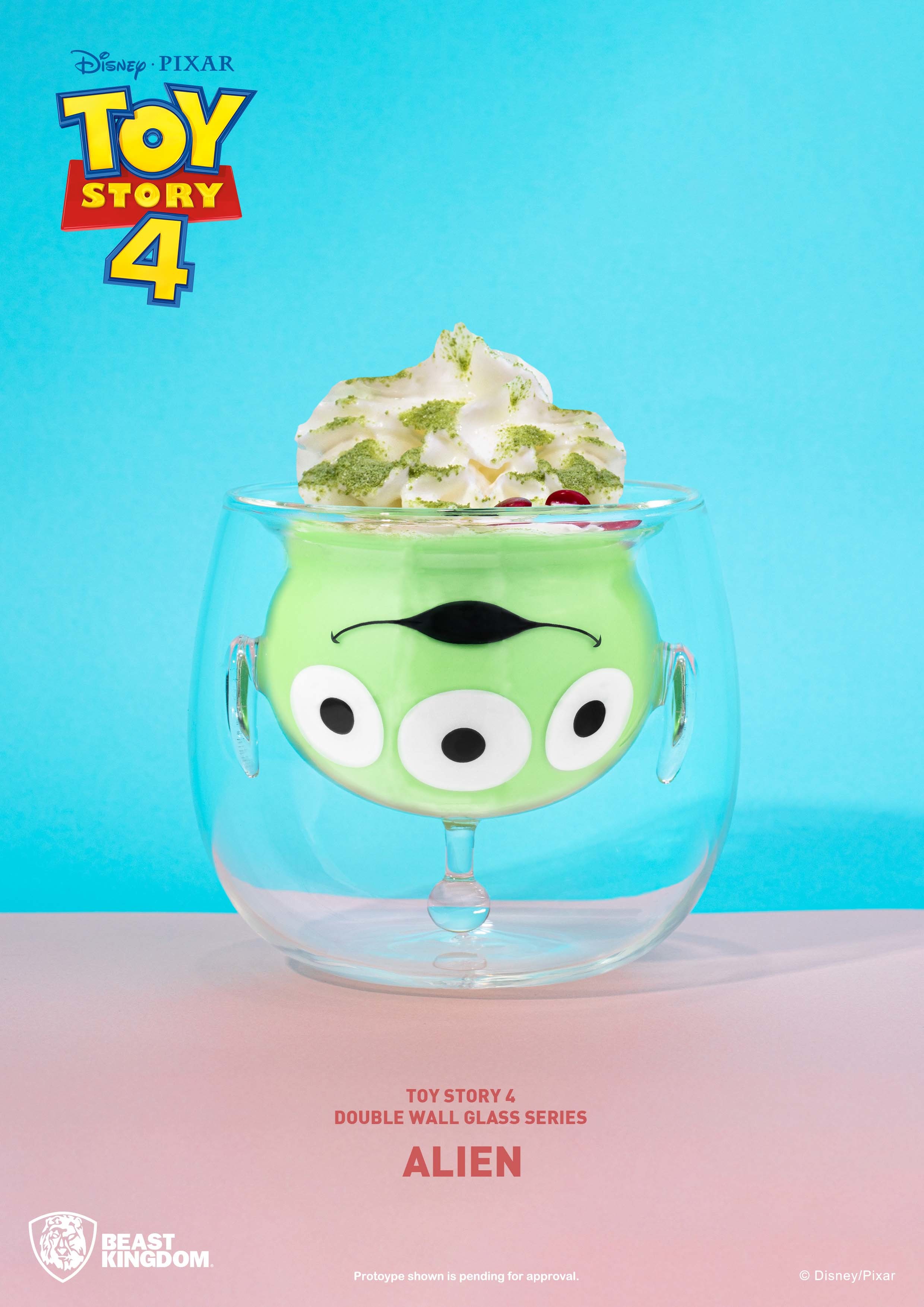 反斗奇兵系列  雙層玻璃杯 三眼仔款