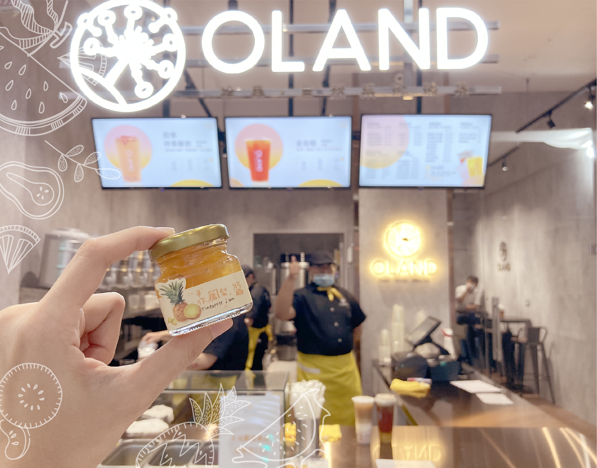 除了自身品牌的經營外，果嶼也與不同領域的夥伴合作，包括生吐司店、飯店業、零售業、在地特色商店業、美妝業、精品業、連鎖手搖飲...等，都有果嶼的參與，賦予每一顆水果新生命作為伴手禮之樣貌。