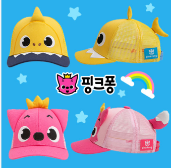 韓國 Pinkfong Baby Shark 小童Cap 帽