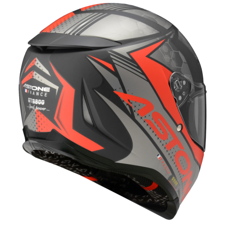 ASTONE GTB800 AO11 消光黑灰紅 全罩 雙鏡片 雙D扣