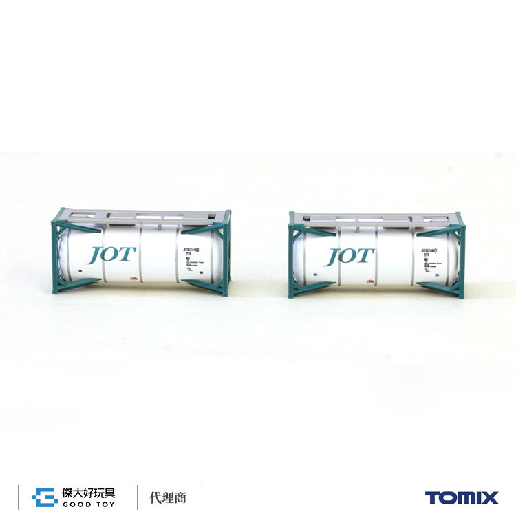 TOMIX 3175 貨櫃 私有 ISO 20ft 全框油槽櫃(日本石油輸送 綠色 2入)