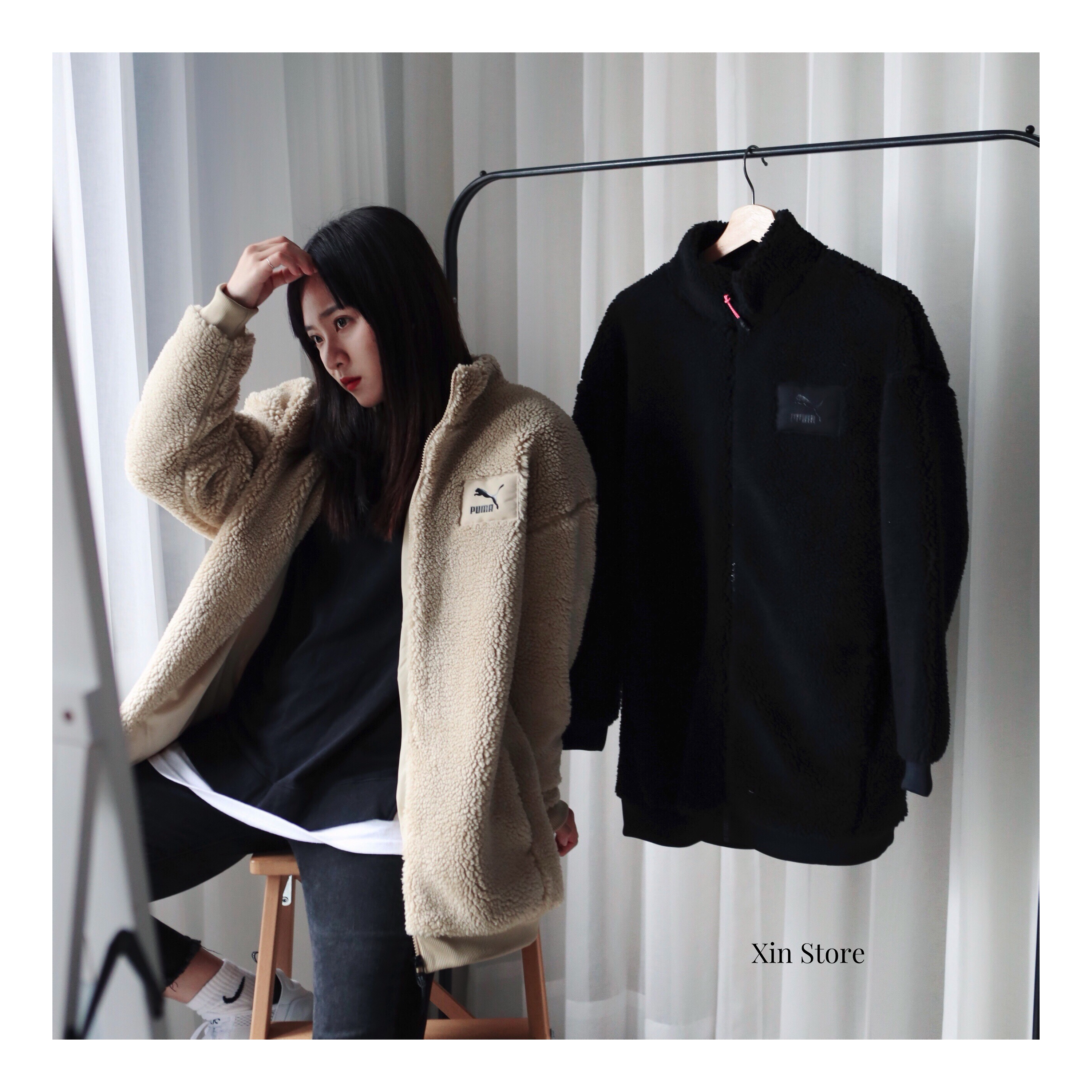 【現貨】Puma Interstellar Jacket 蔡依林 代言 復古 泰迪 毛絨 立領 外套