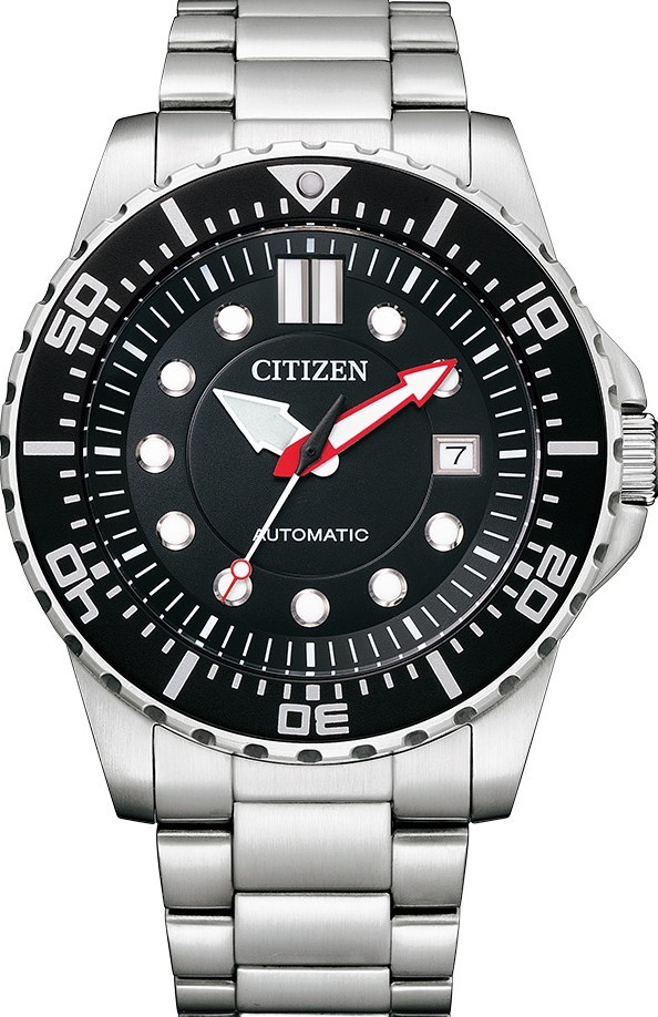 萬年鐘錶 - Citizen 星辰錶  黑水鬼 自動上鍊機械男錶  NJ0120-81E   錶徑43MM