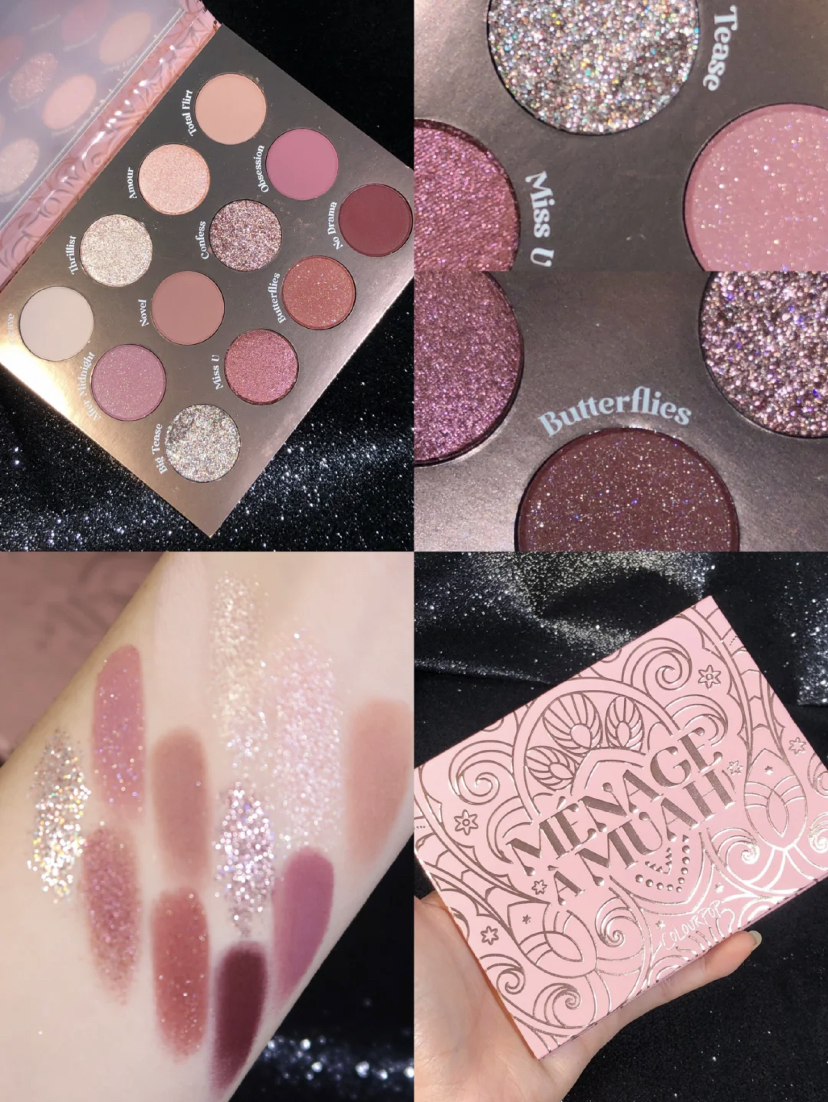 Colourpop - Menage a Muah ☃️ 聖誕限定12色眼影盤