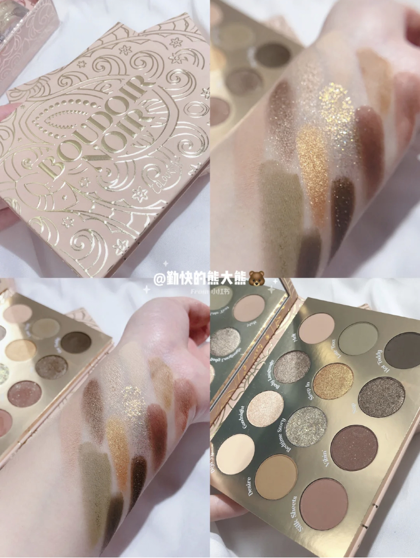 Colourpop - Boudior Noir ☃️ 聖誕限定12色眼影盤