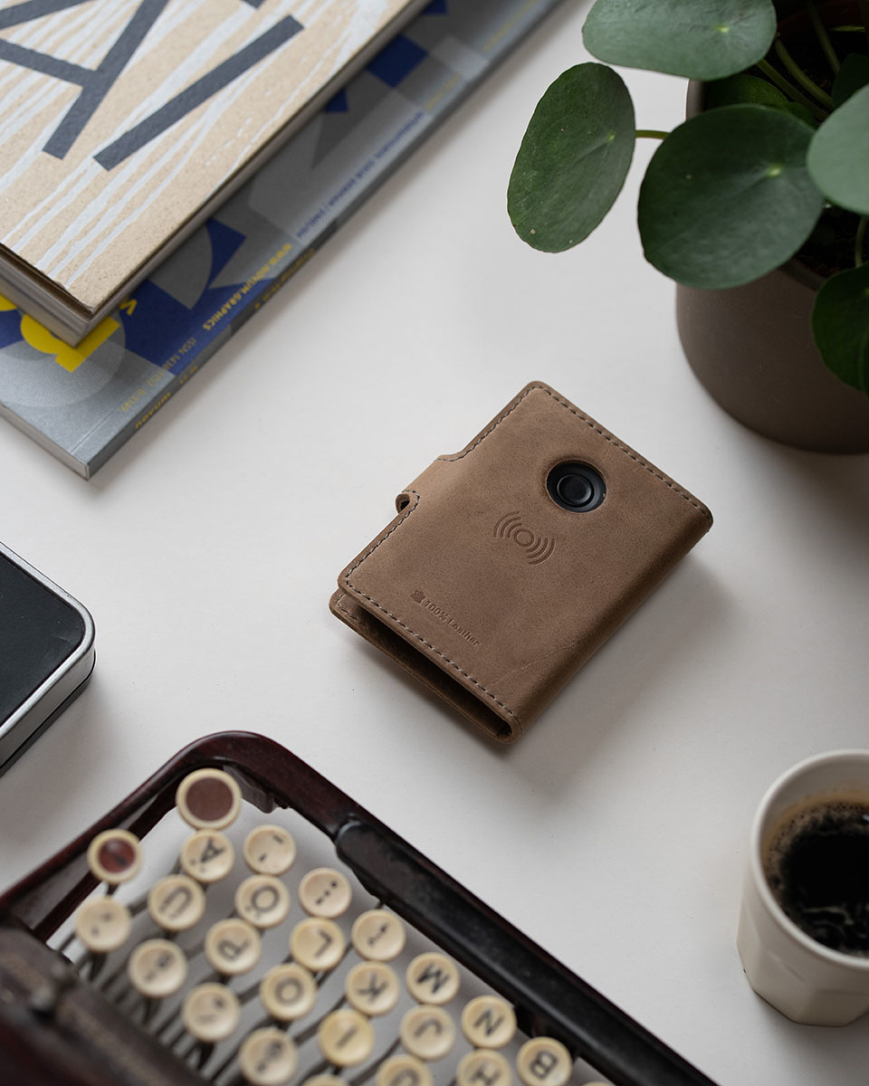 Ledlenser Lite Wallet® Led皮夾 灰褐色