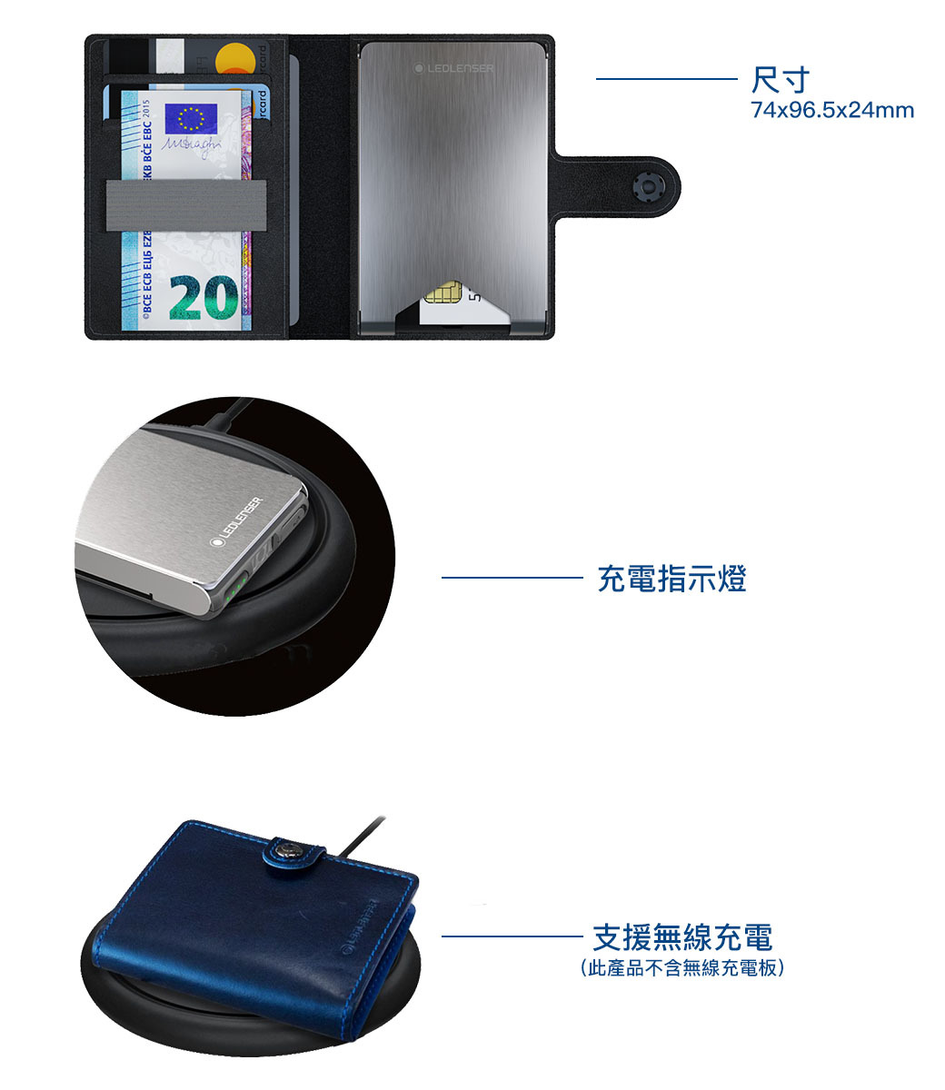 Ledlenser Lite Wallet® Led皮夾
