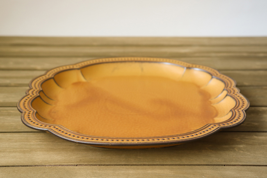 TOJIKI TONYA-歐風盤L/赭色