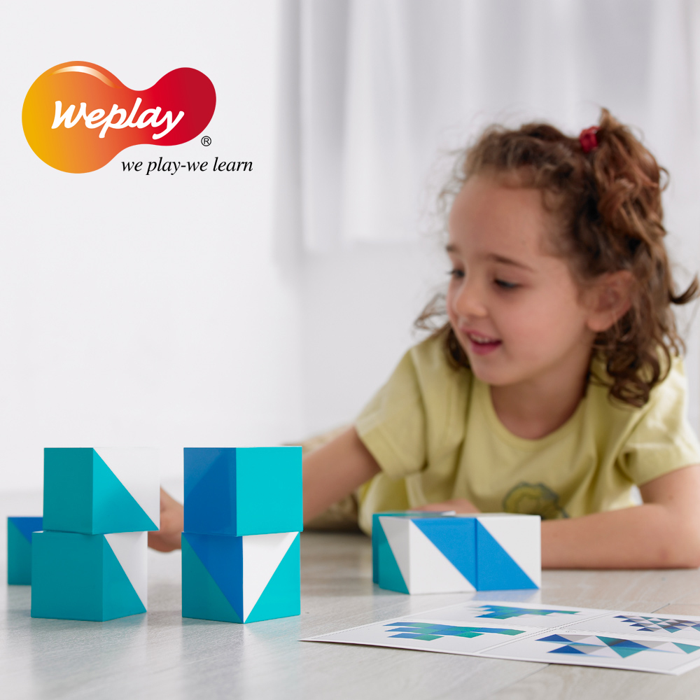 Weplay 藍色海洋積木 - 16塊