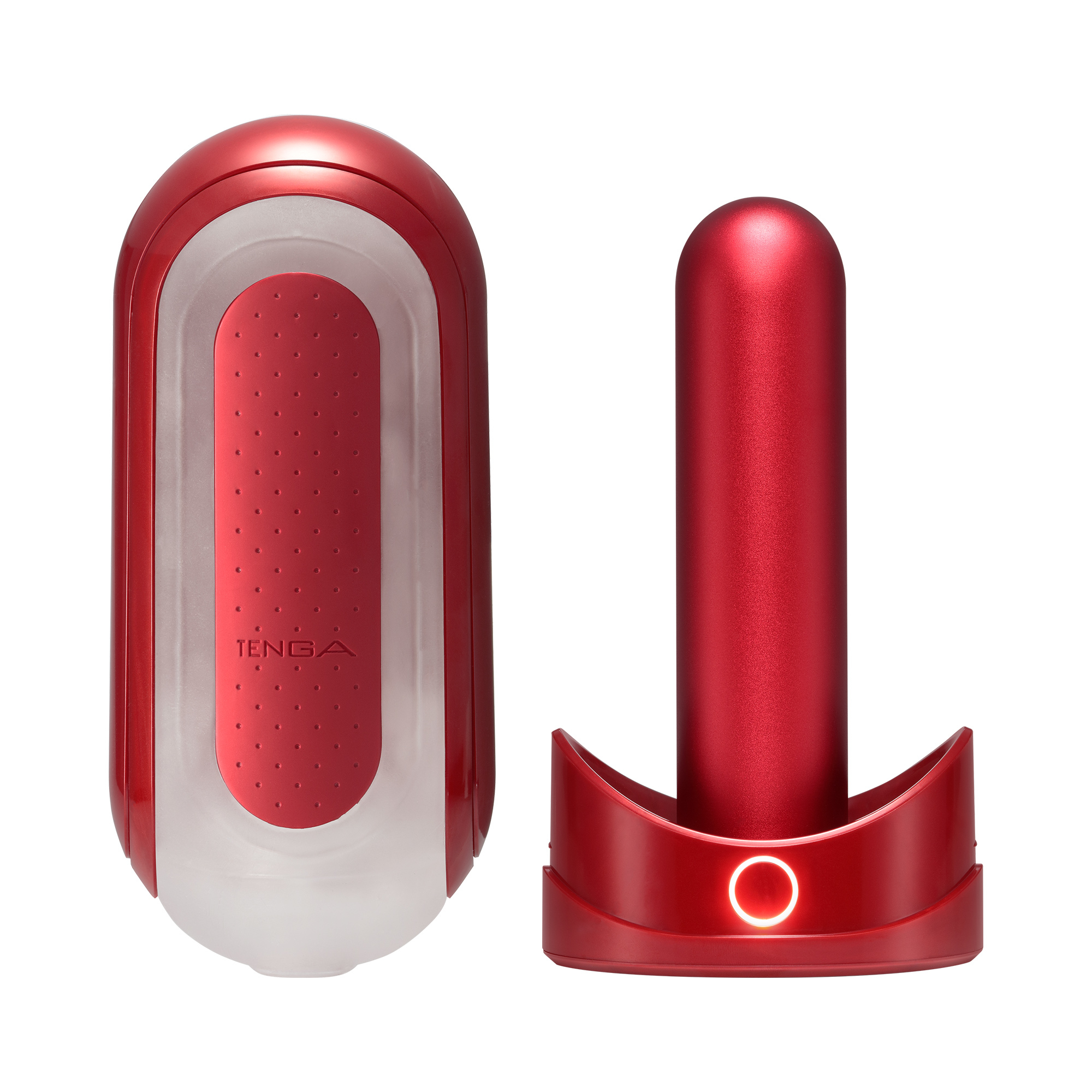 TENGA FLIP 0(ZERO) RED & WARMER SET