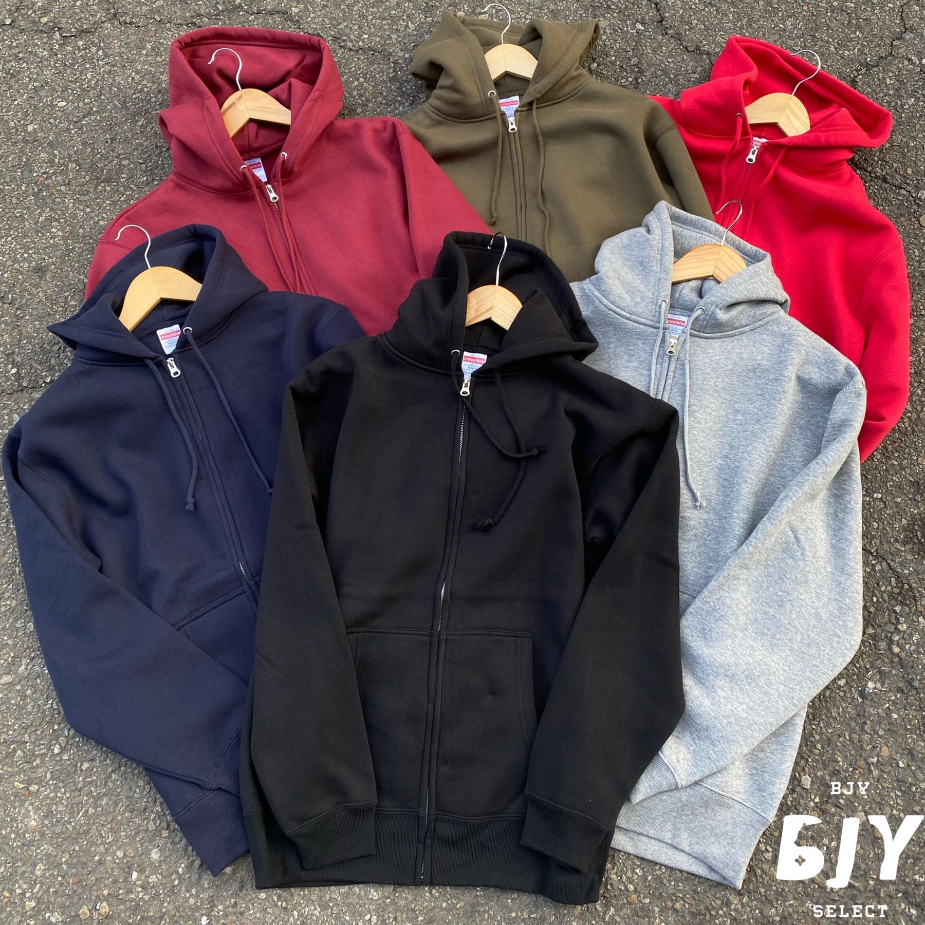 #現貨 United Athle 10oz 內刷毛 連帽外套 3562001