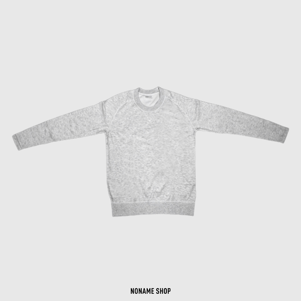 HENIS 速暖絨 發熱衣 圓領 保暖 保暖衣 刷毛 長袖 長T 白灰