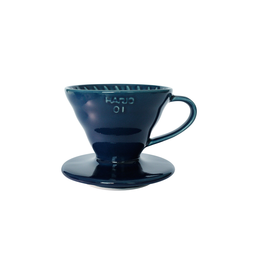 HARIO V60藏青藍01彩虹磁石濾杯