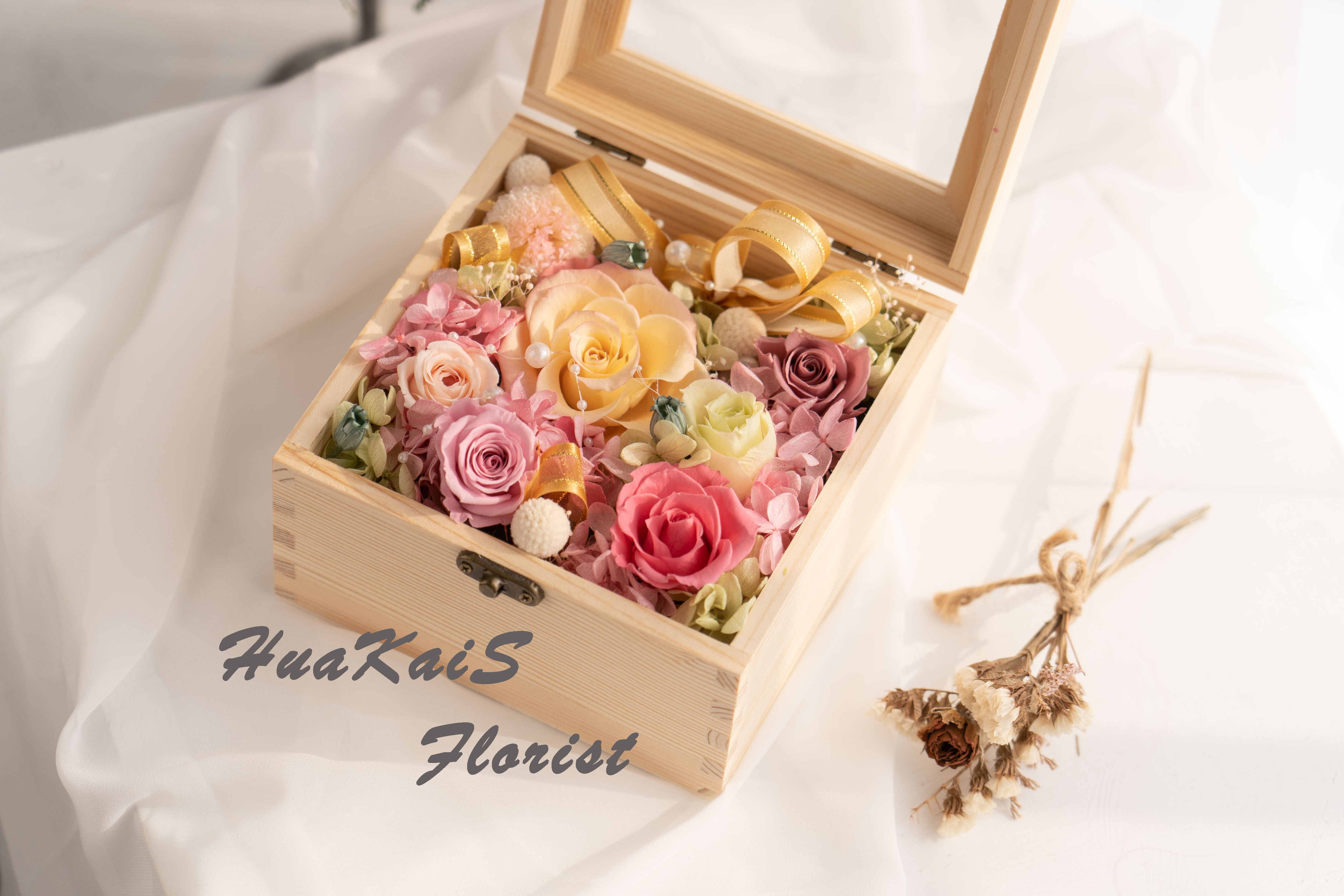 永生花禮盒|禮盒設計|母親節送禮|情人節送禮