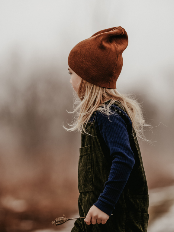 THE SIMPLE FOLK - Knit Beanie（Rust）