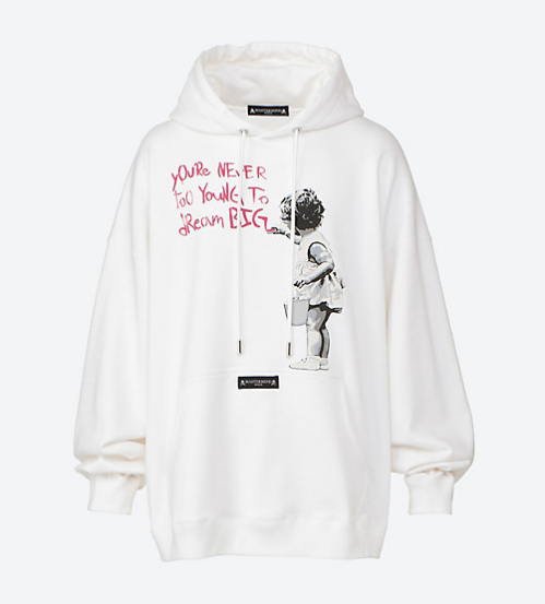 BRANDALISED x MASTERMIND WORLD BANKSY 藝術家 DREAM BIG 小孩 塗鴉 帽T