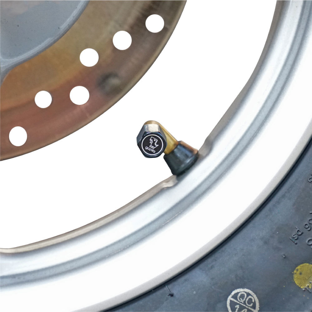 機車通用型配件｜鋁合金輪胎氣嘴蓋