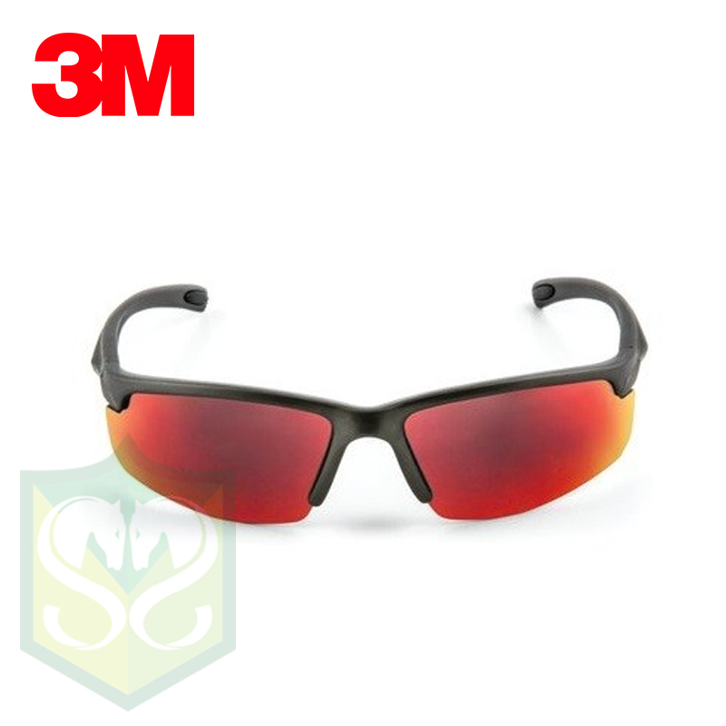 3M™ SS1329AS-G 灰框, 紅鏡 安全眼鏡