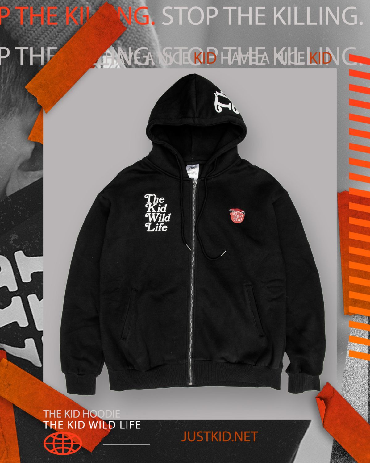 KID ® Have A Nice KID連帽拉鍊外套