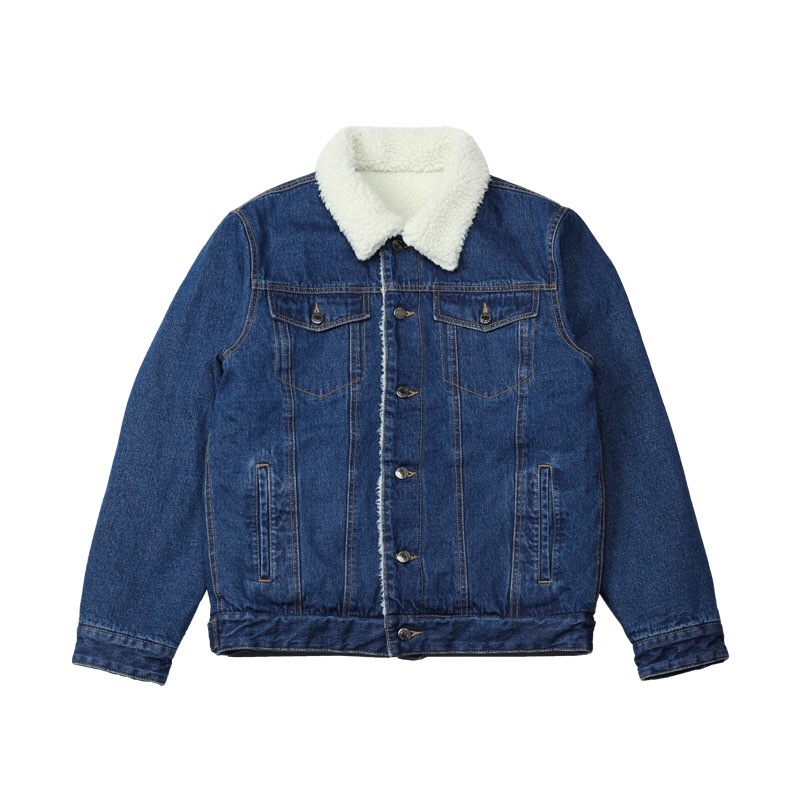 Wool sale jeans jacket