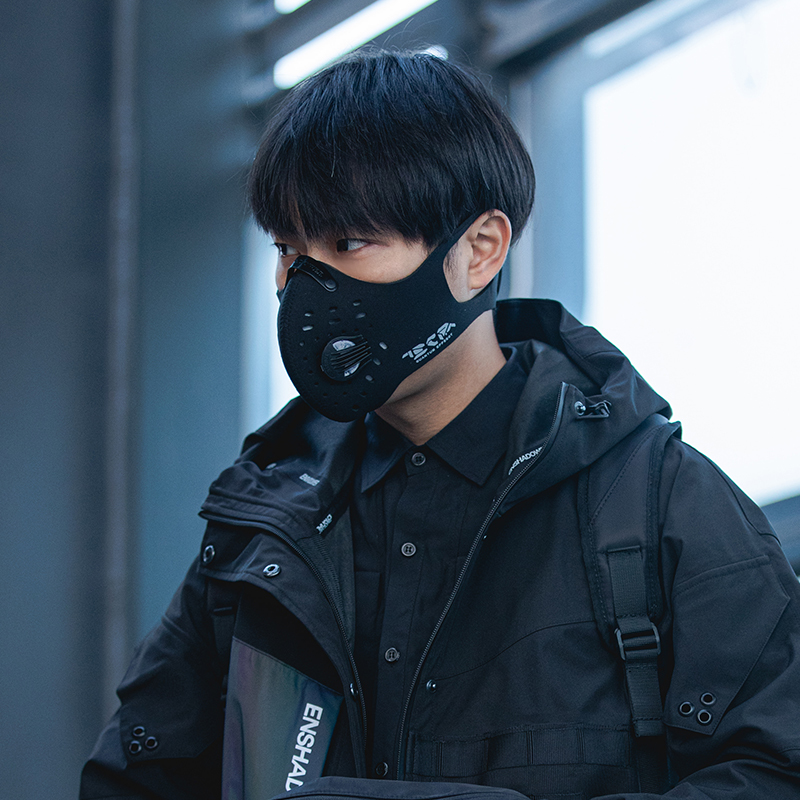 隱蔽者 x COMBACK x Pupil Travel 三方聯名機能黑色N95面罩