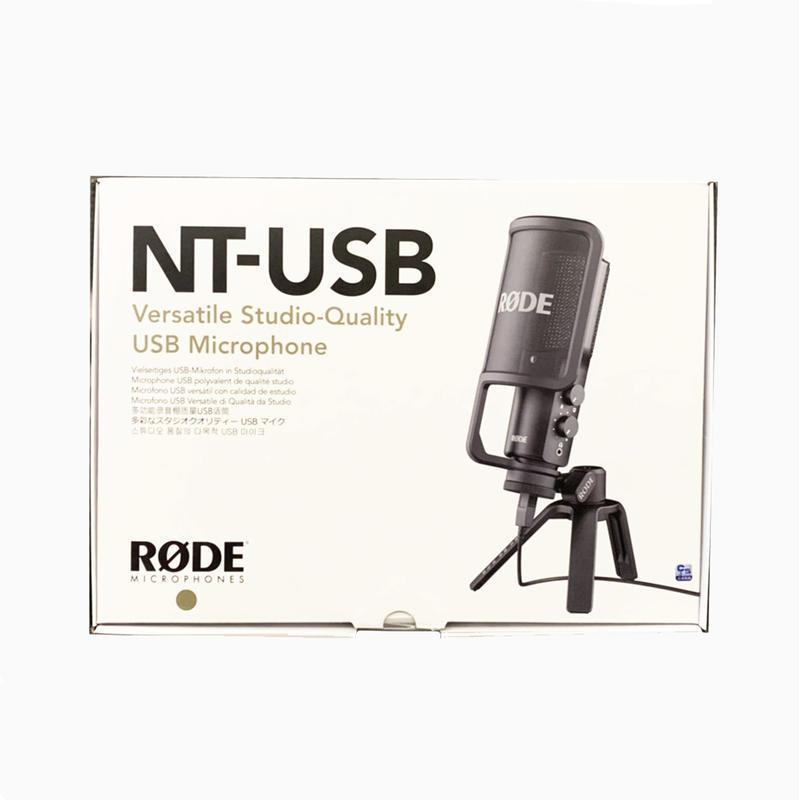 RODE NT-USB 專業 錄音 電容式 麥克風 【原廠公司貨】附防噴罩、麥克風桌架